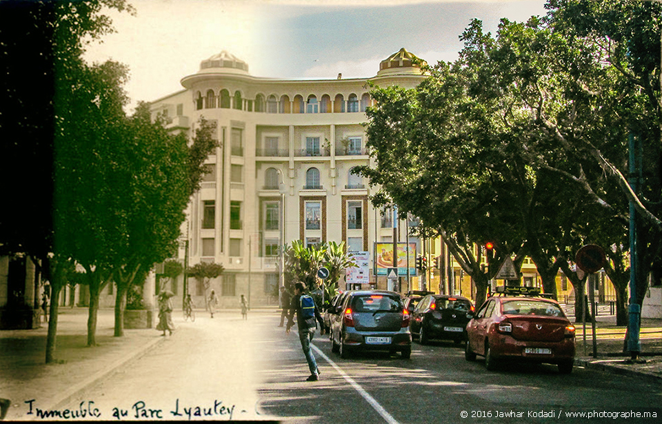 Immeuble de l’IMCAMA par Albert Greslin vu depuis l'avenue My Youssef. / Ph. Jawhar Kodadi